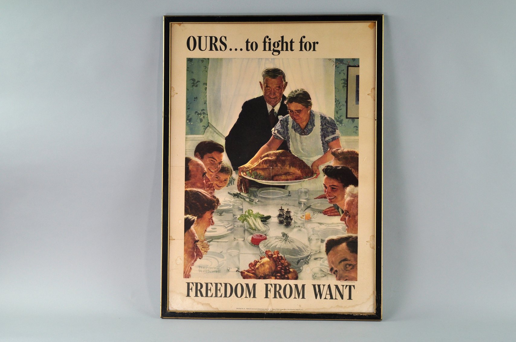 Four Freedoms War Bond Posters by Norman Rockwell