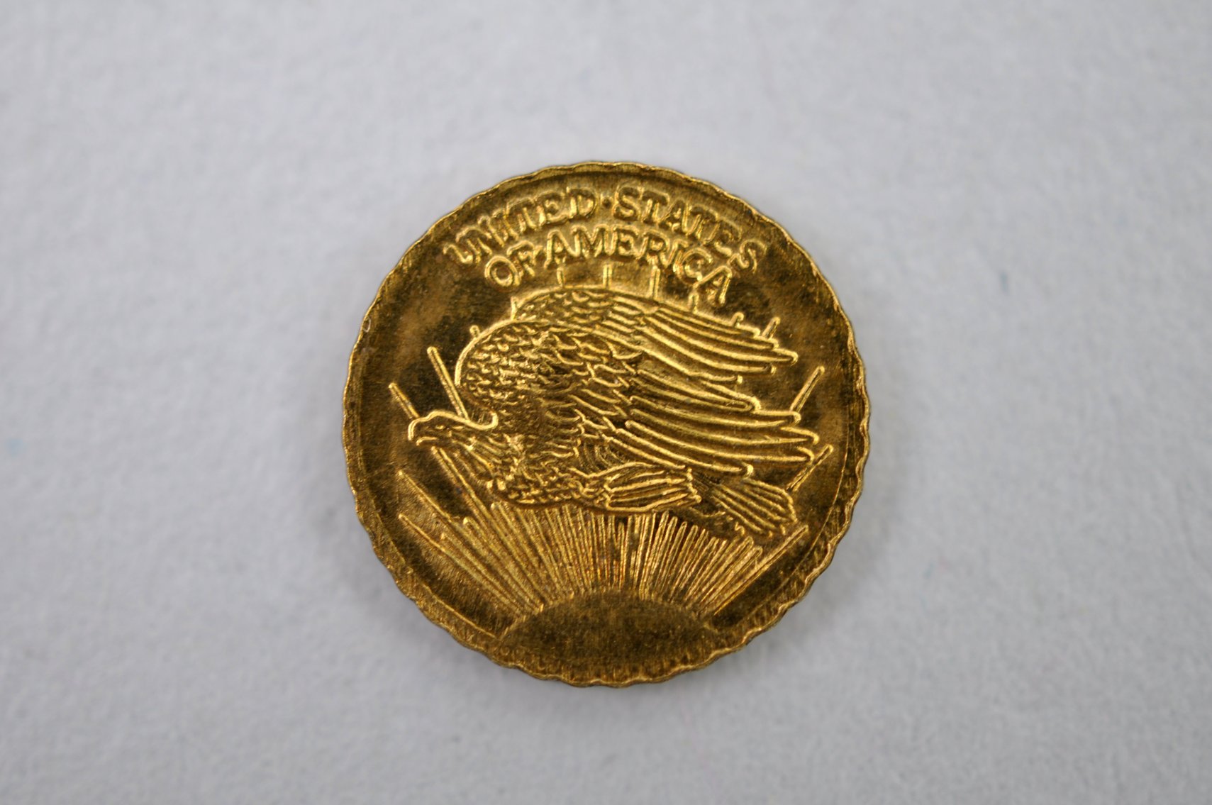 1933 Gold Plated $20 Walking Liberty Copy Coins