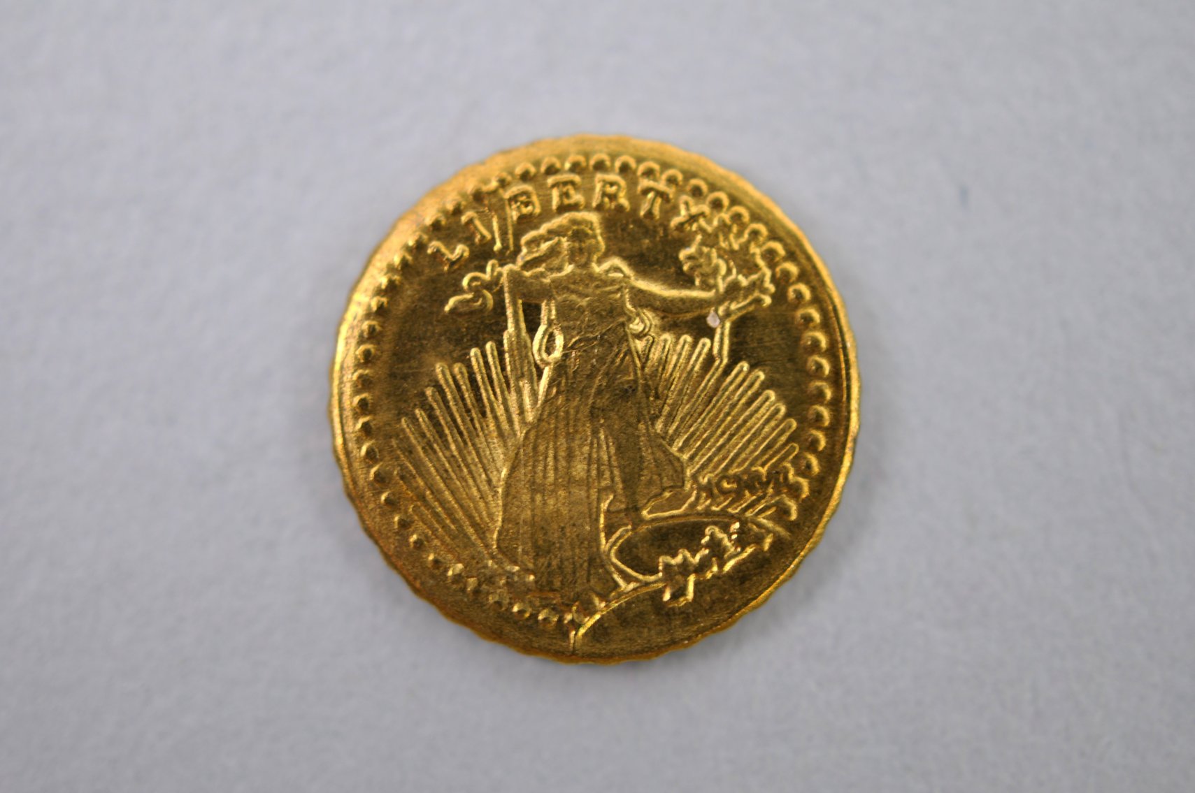 1933 Gold Plated $20 Walking Liberty Copy Coins
