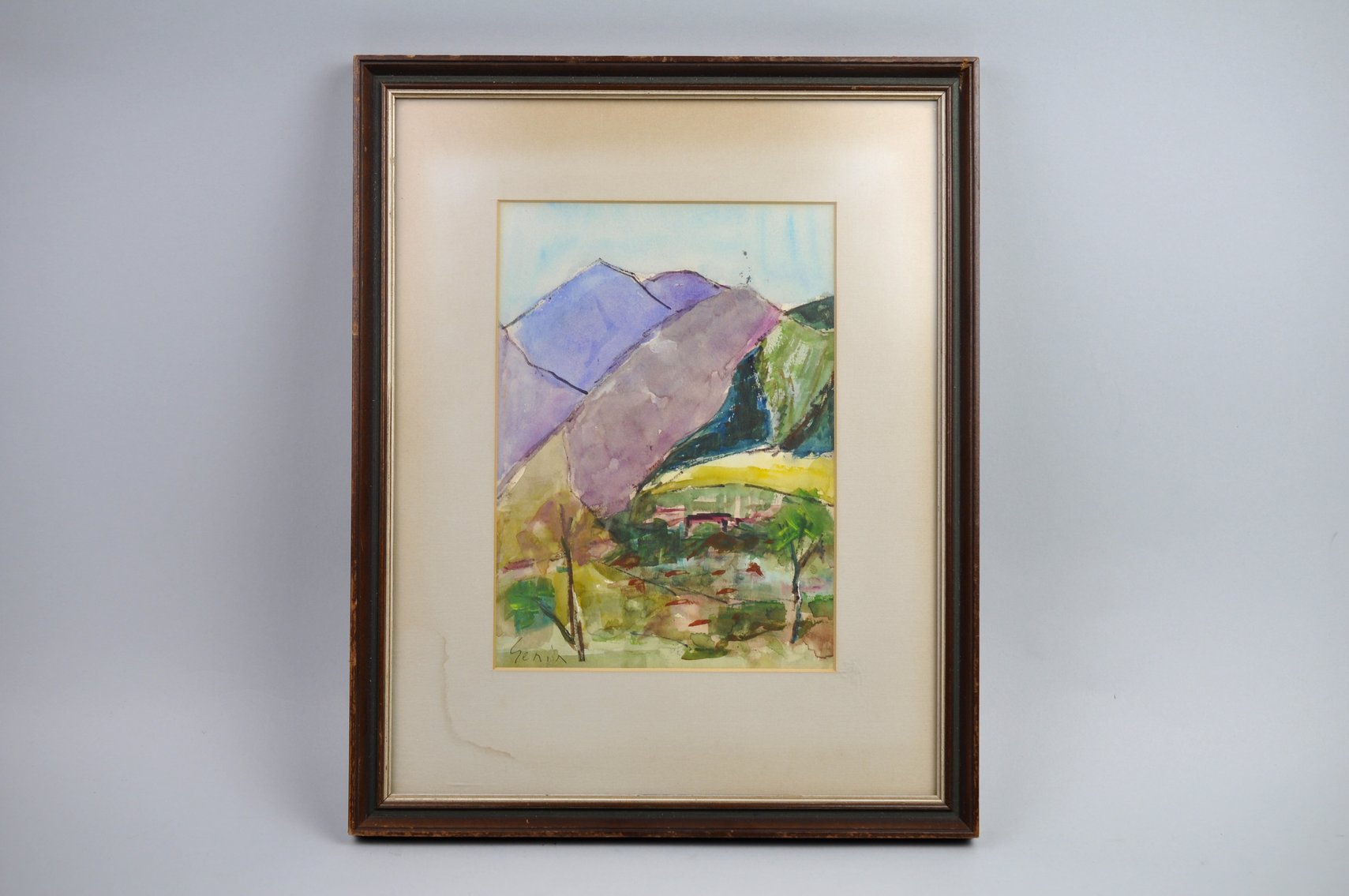 G.T. Rickerson Mountain Oil Painting