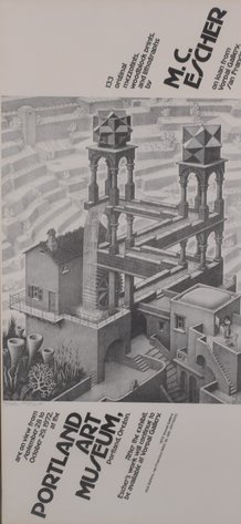 Signed M.C. Escher Exhibition Poster Ltd. Edition 93/103