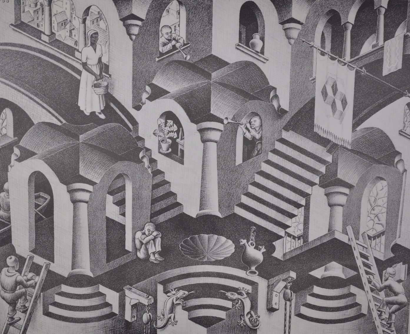 Signed M.C.Escher Vorpal Gallery Poster