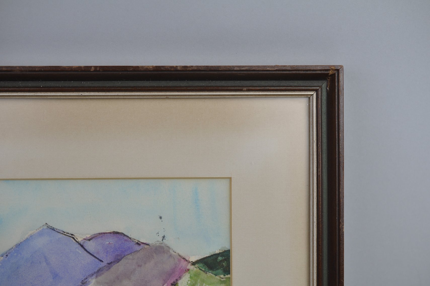 G.T. Rickerson Mountain Oil Painting