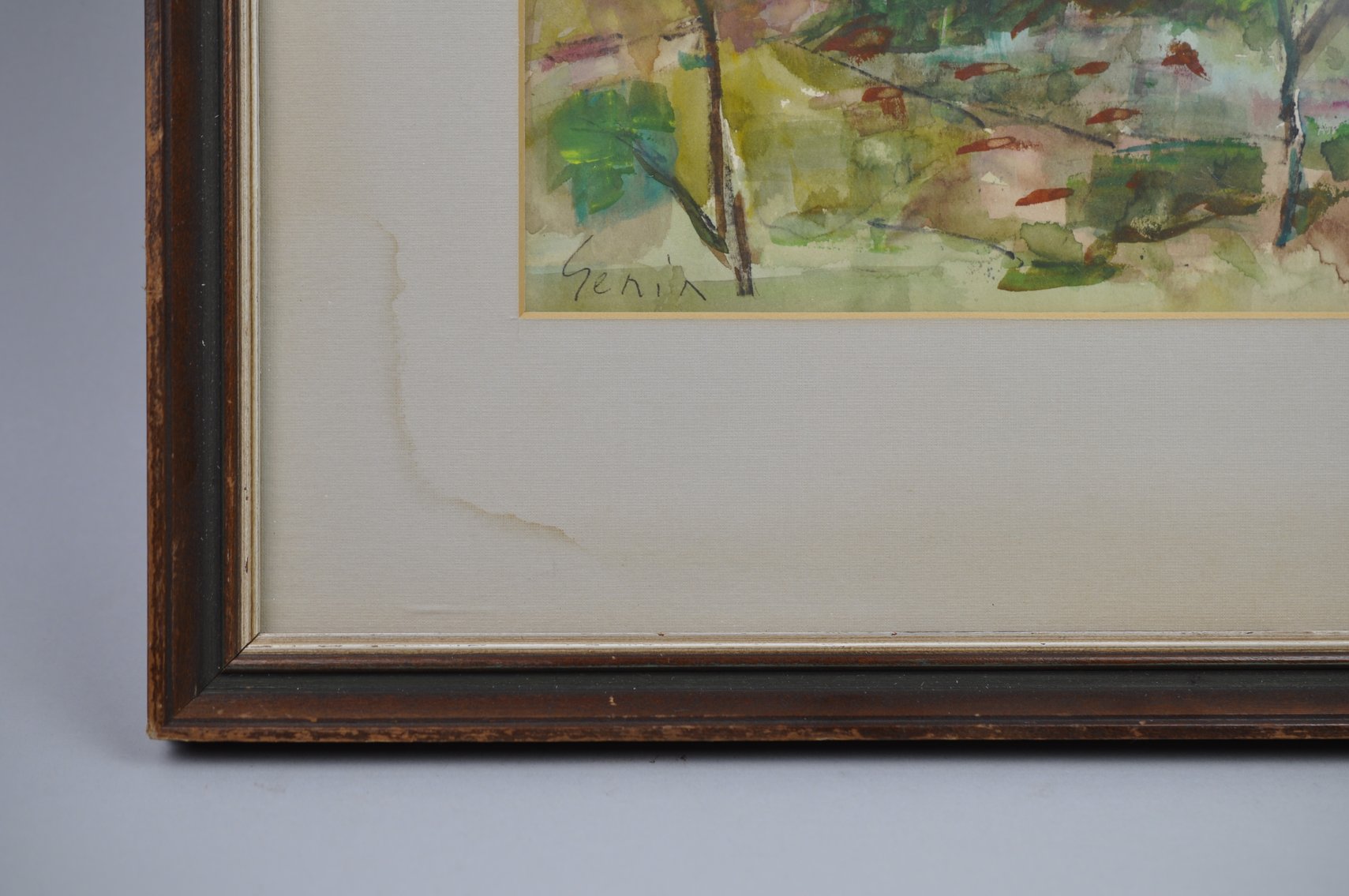 G.T. Rickerson Mountain Oil Painting