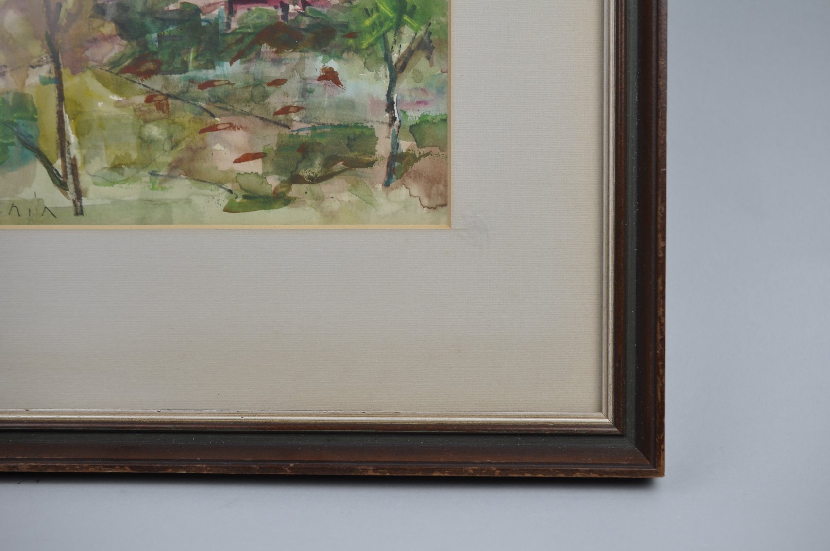 G.T. Rickerson Mountain Oil Painting