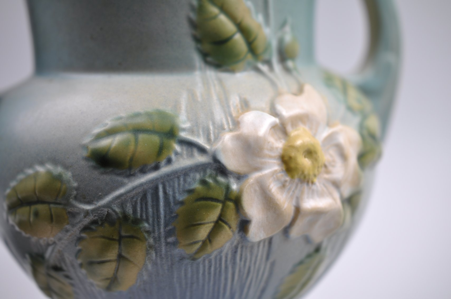 Roseville Floral Vase