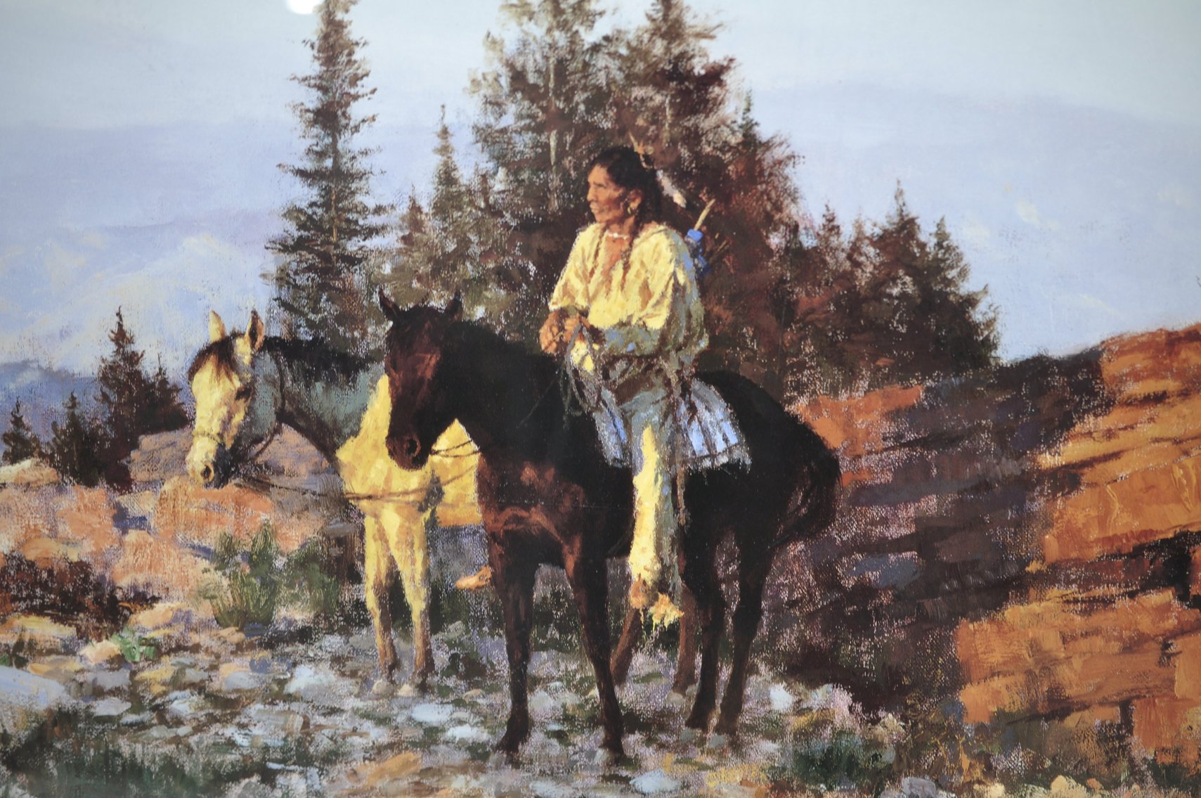 Howard Terpning "Before the Sunset"
