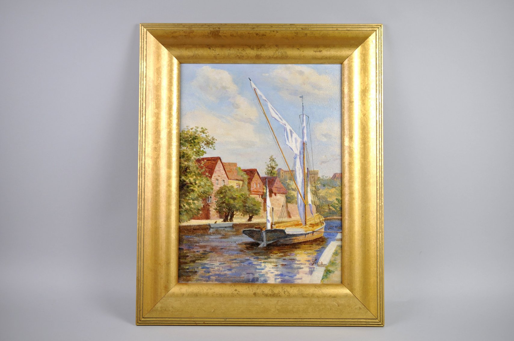 Lesia Khomeno, Boat Painting