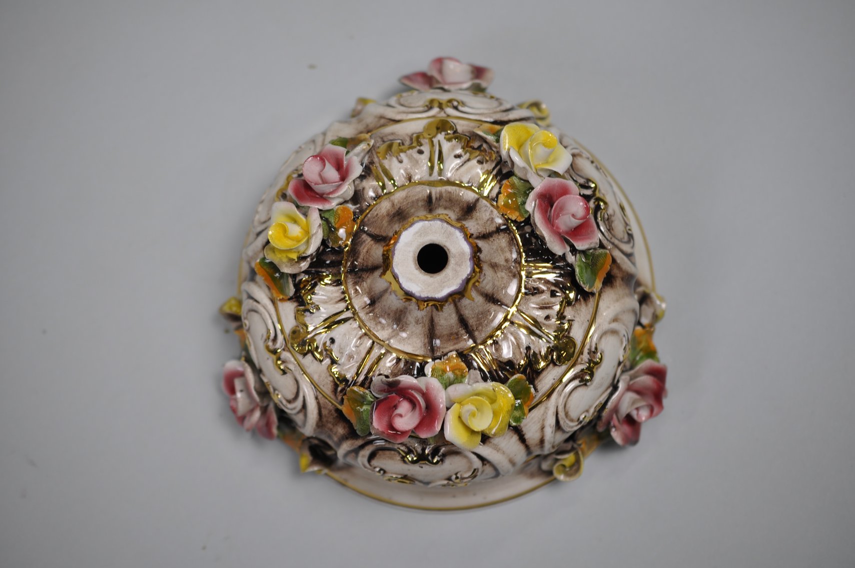 Capodimonte Chandelier w/ Porcelain Strap