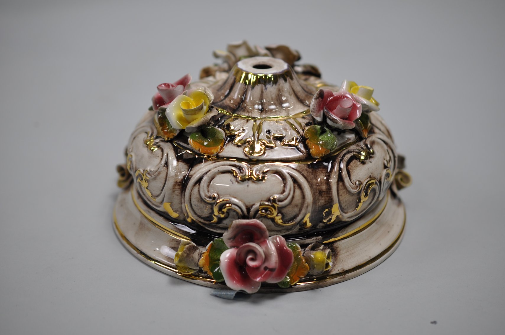 Capodimonte Chandelier w/ Porcelain Strap