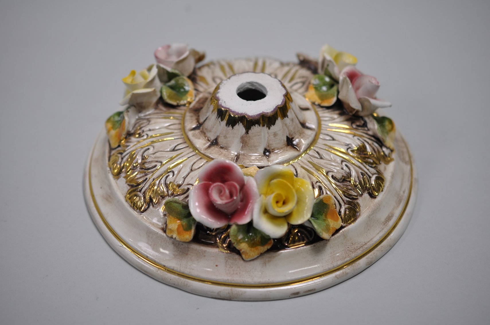 Capodimonte Chandelier w/ Porcelain Strap