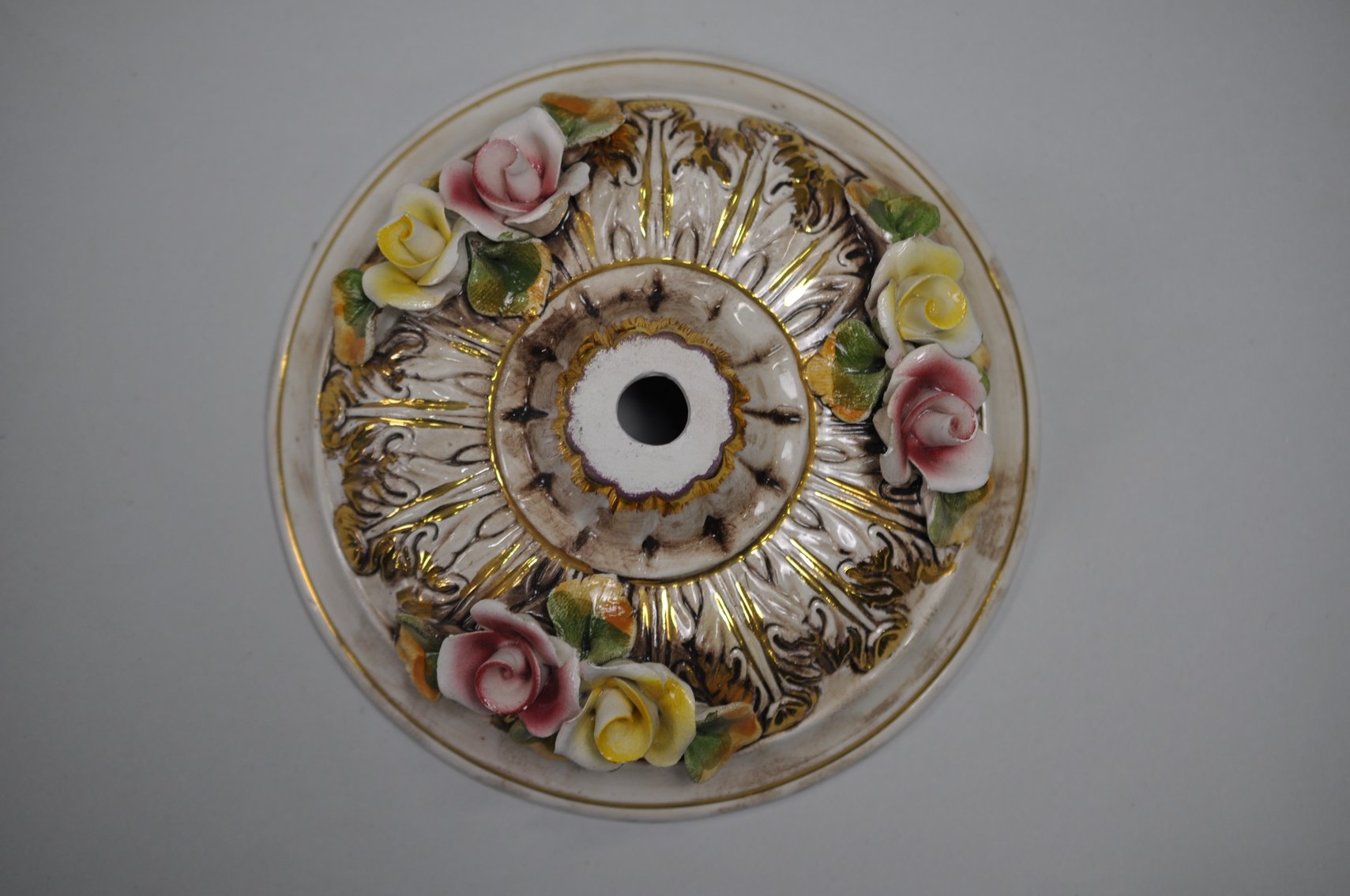 Capodimonte Chandelier w/ Porcelain Strap
