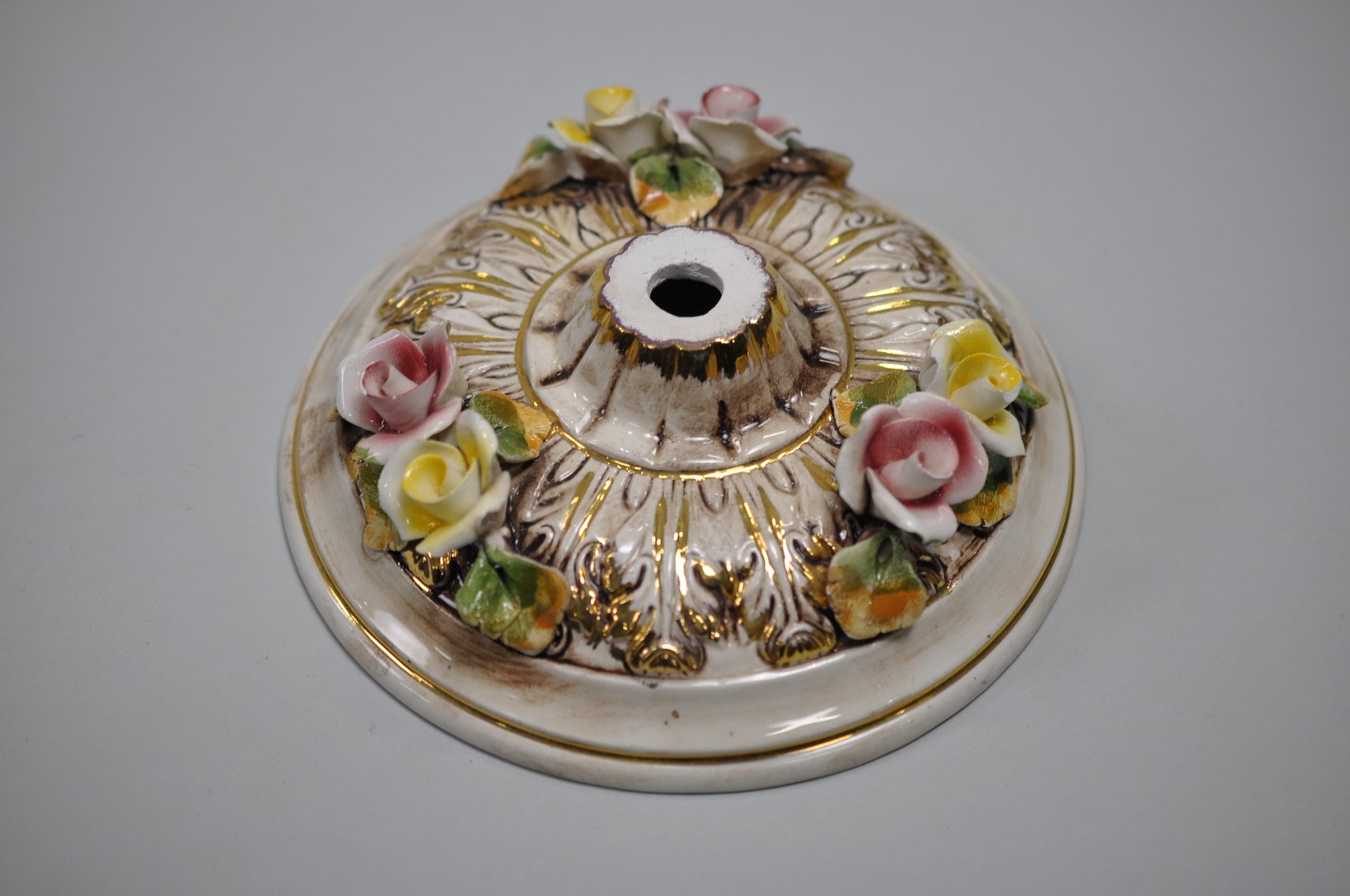 Capodimonte Chandelier w/ Porcelain Strap