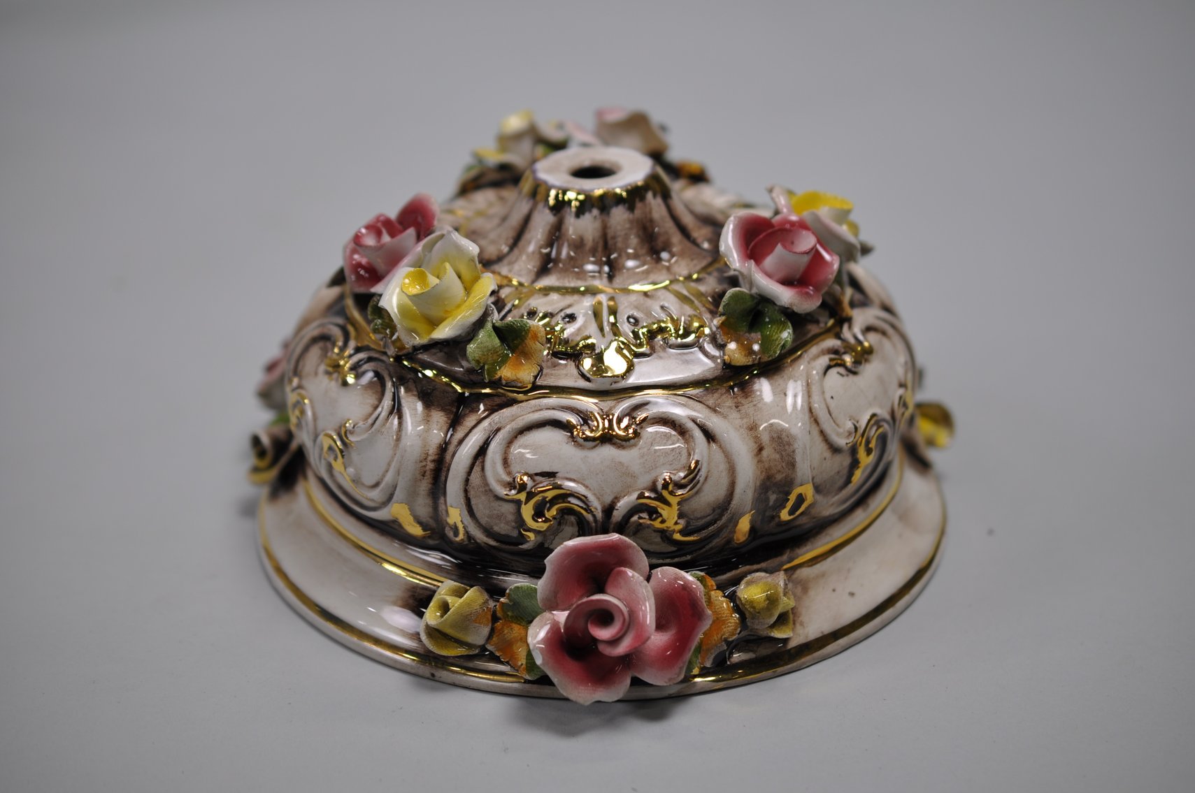 Capodimonte Chandelier w/ Porcelain Strap