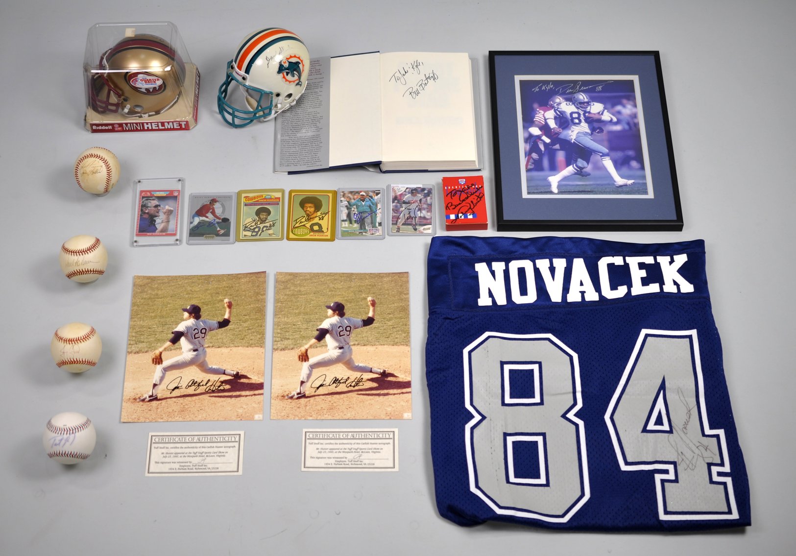 Signed Football & Baseball Collection