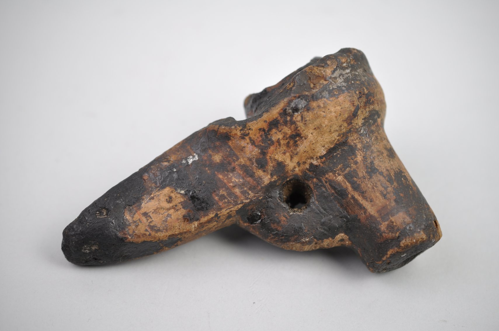 Antique Terracotta Oil Lamp