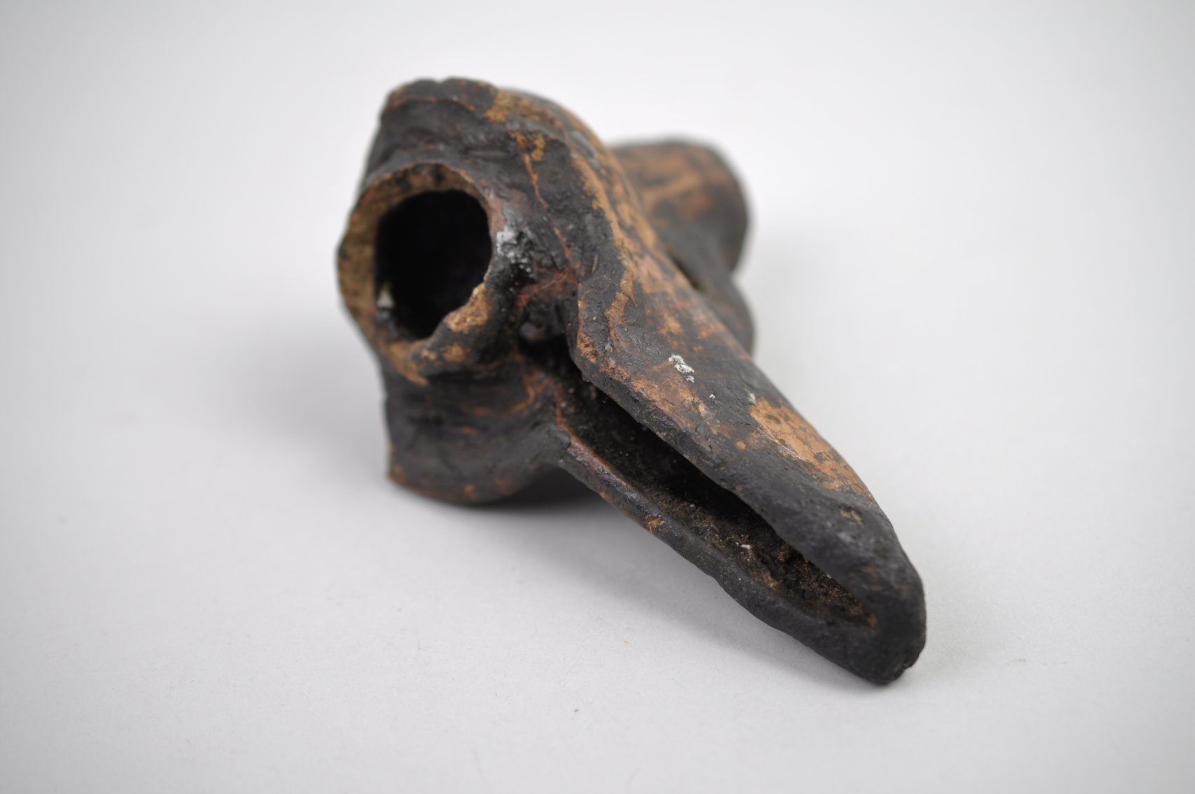Antique Terracotta Oil Lamp