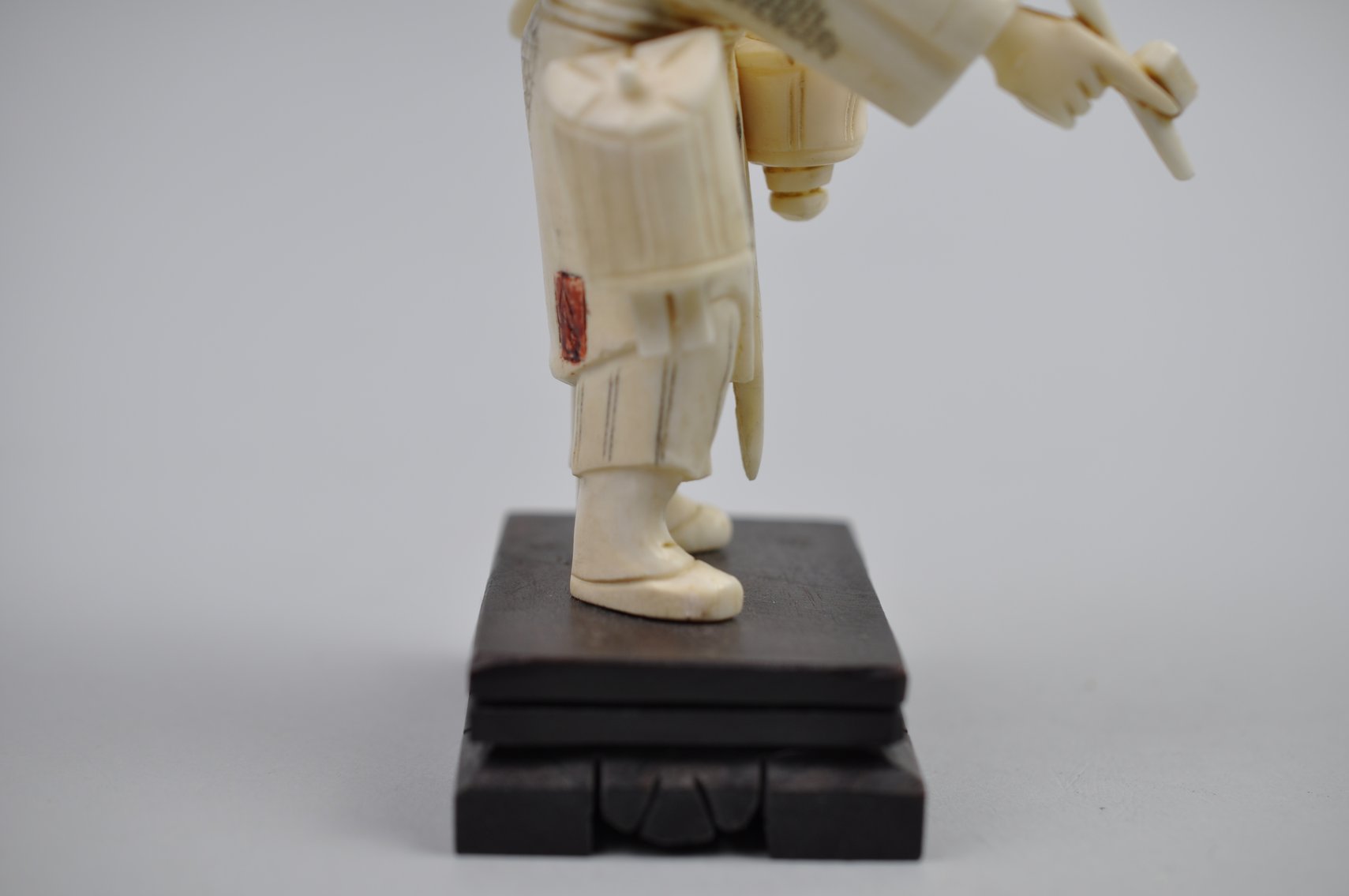 Okimono Japanese Carved Figure, Meiji Period
