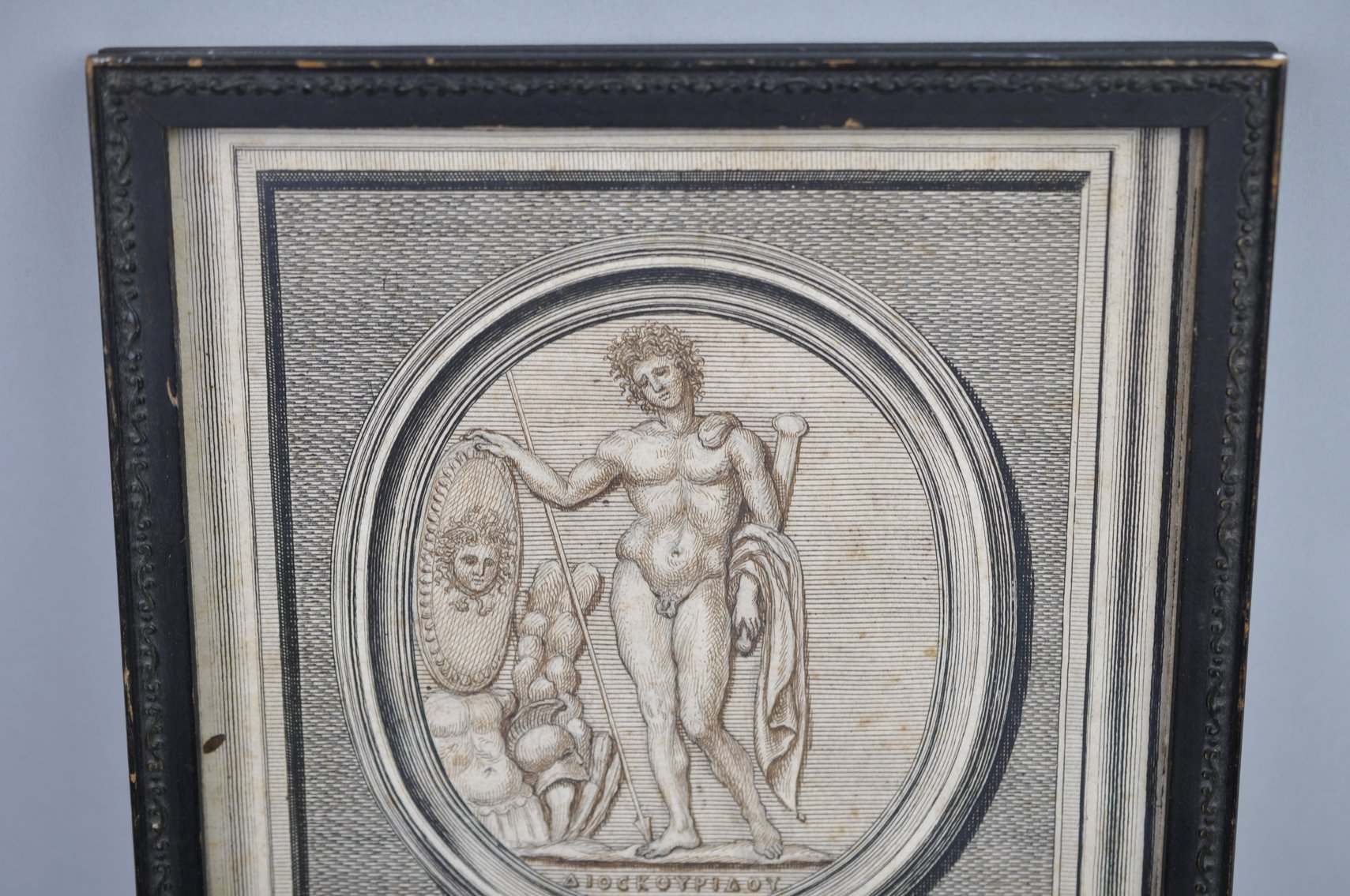 Picart Copperplate Engraving of Perseus