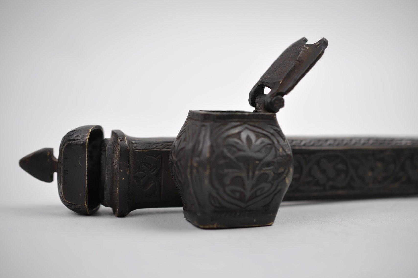 Middle Eastern Calligraphy Ink and Pen holder