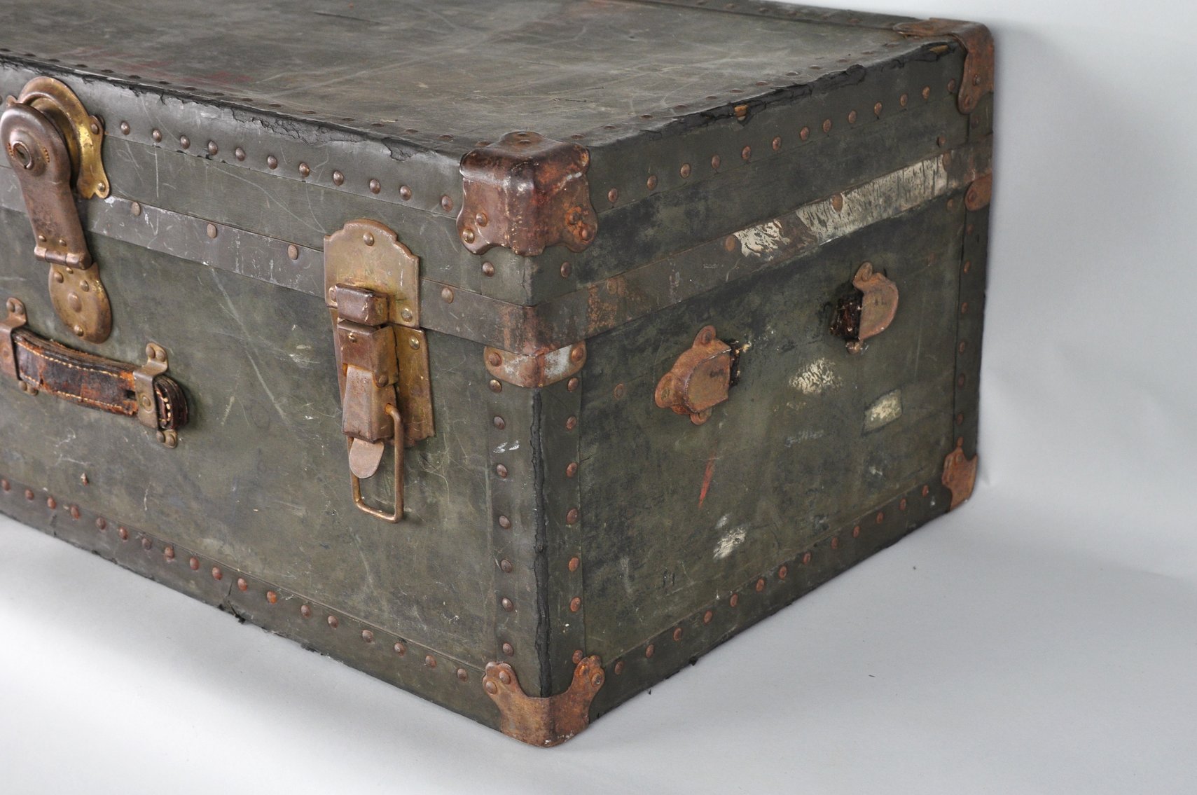 US Military Foot Locker and Steamer Trunk