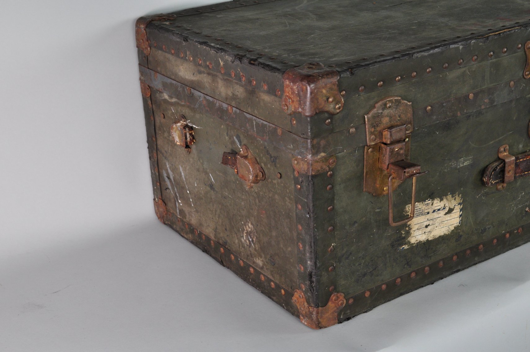 US Military Foot Locker and Steamer Trunk