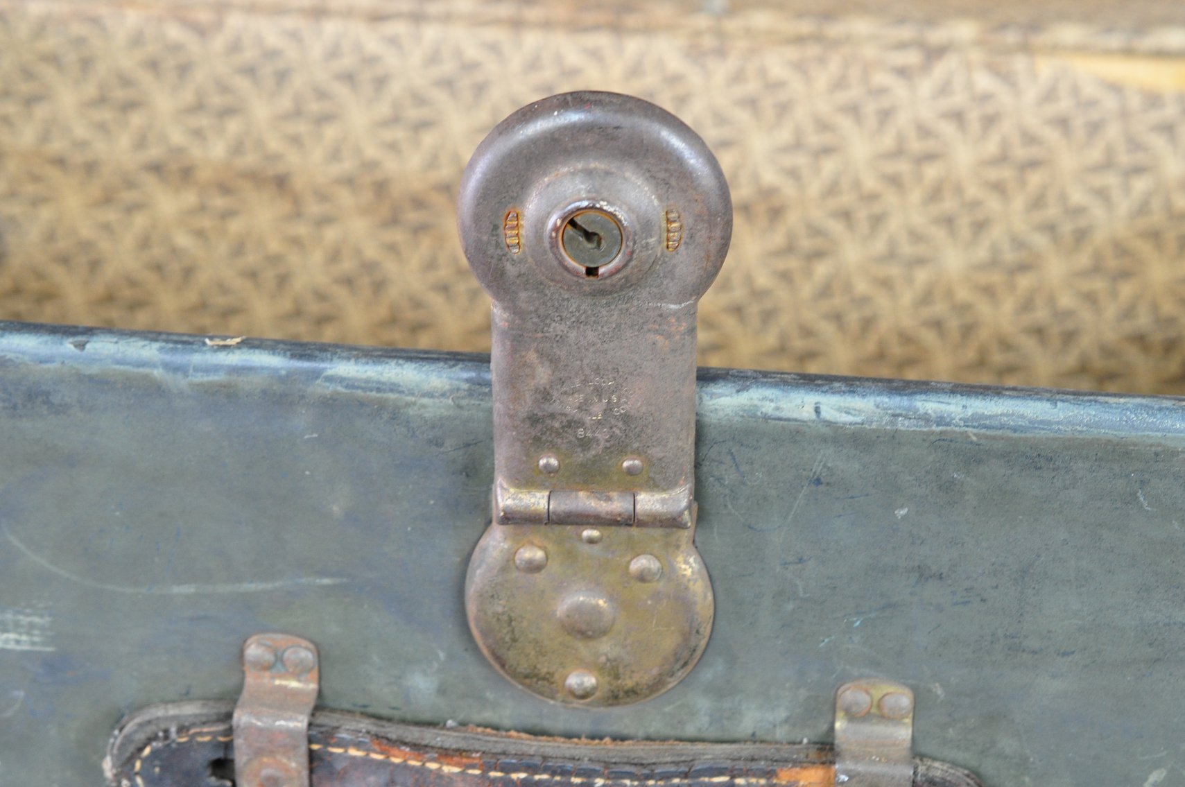 US Military Foot Locker and Steamer Trunk