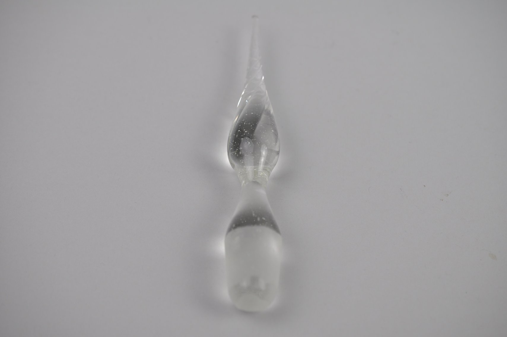 Italian Glass Decanter w/ Flame Stopper