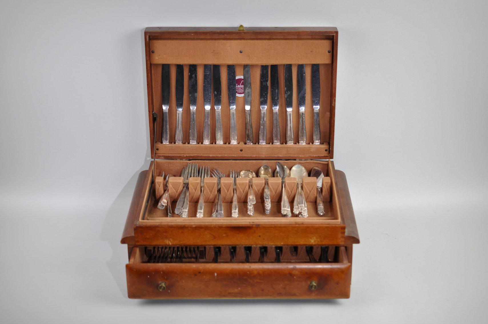 Holmes and Edwards Silverware Set w/ Case