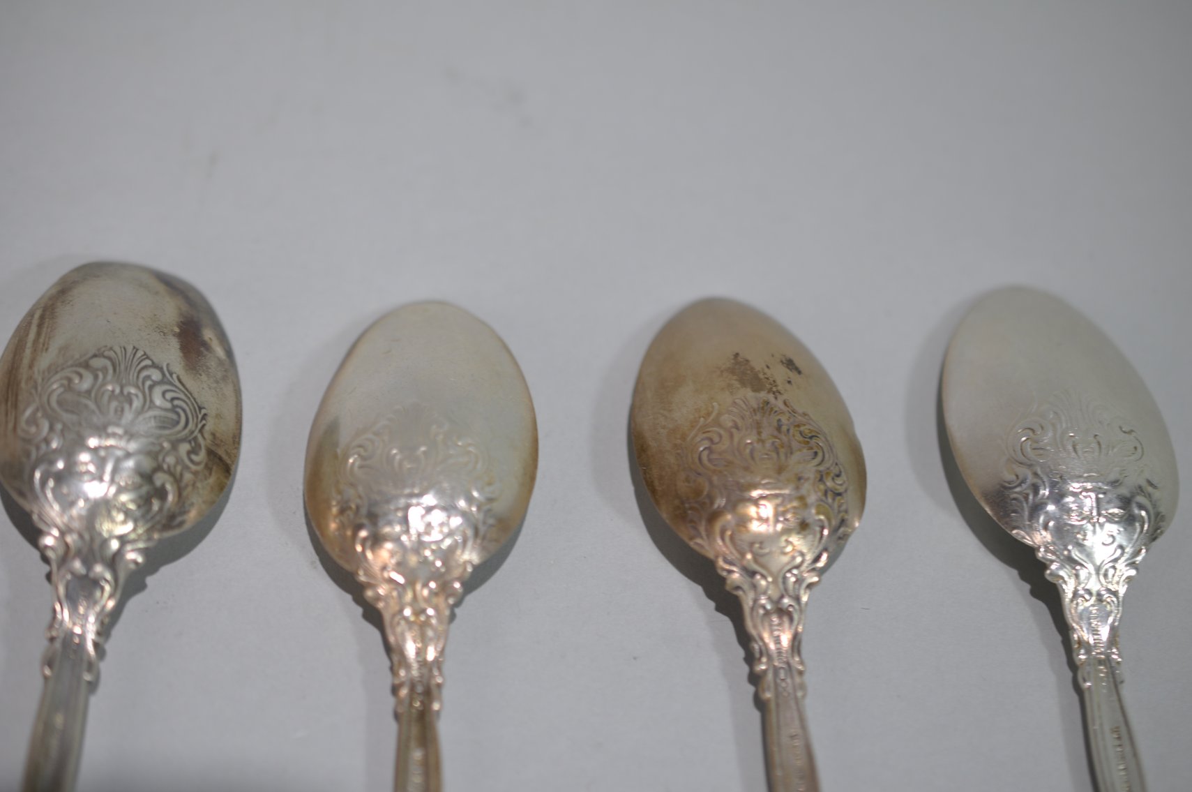 Engraved Sterling Silver Teaspoons