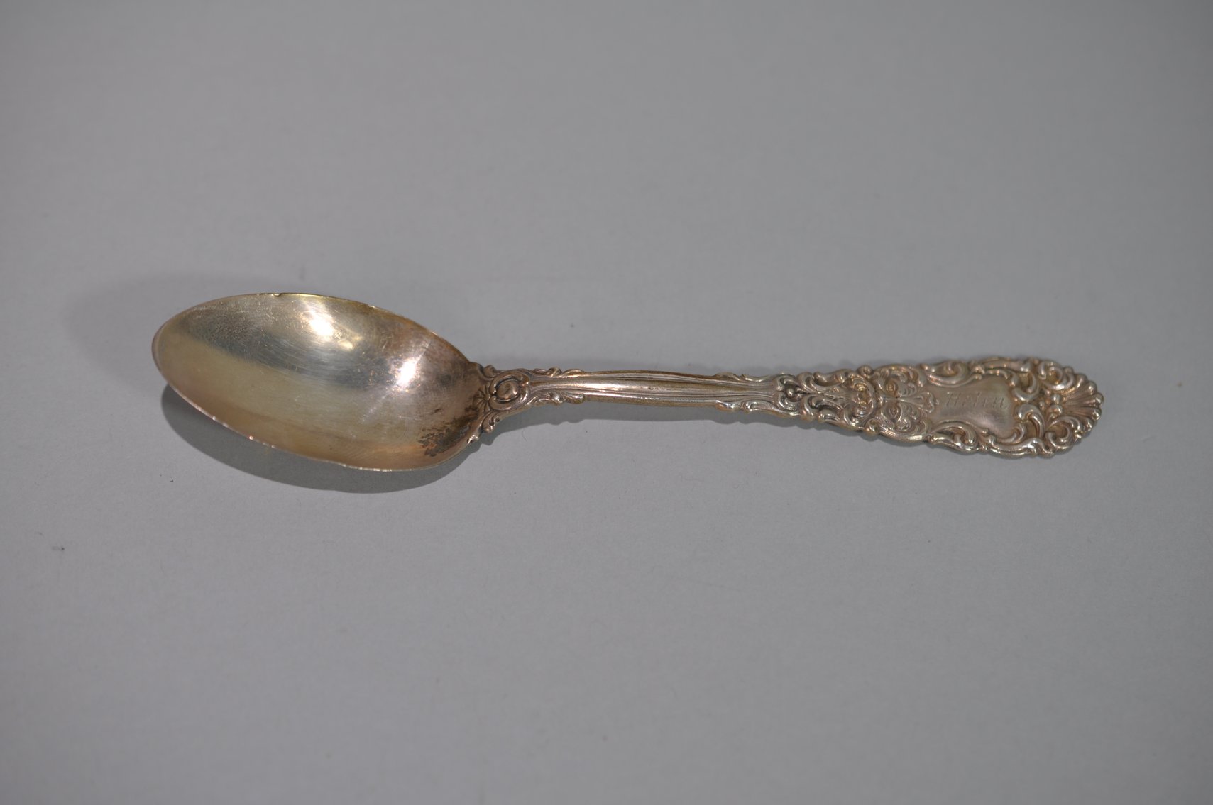 Engraved Sterling Silver Teaspoons