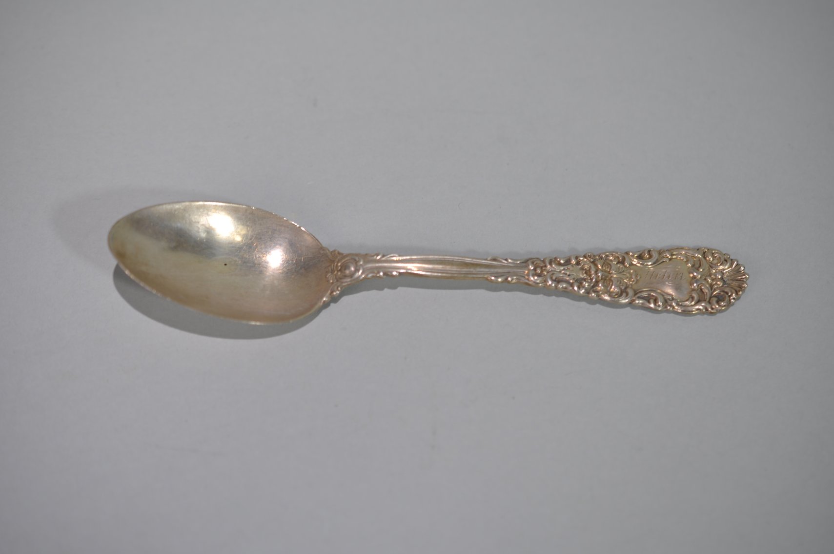 Engraved Sterling Silver Teaspoons