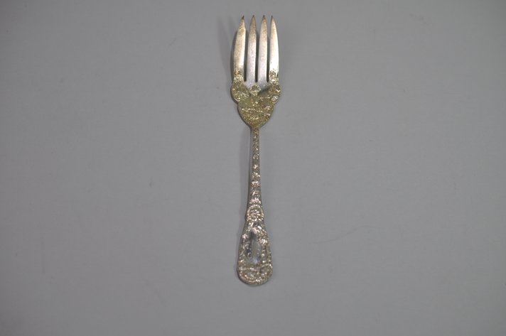 Mennegen, Bates, and Co. Sterling Silver Fork