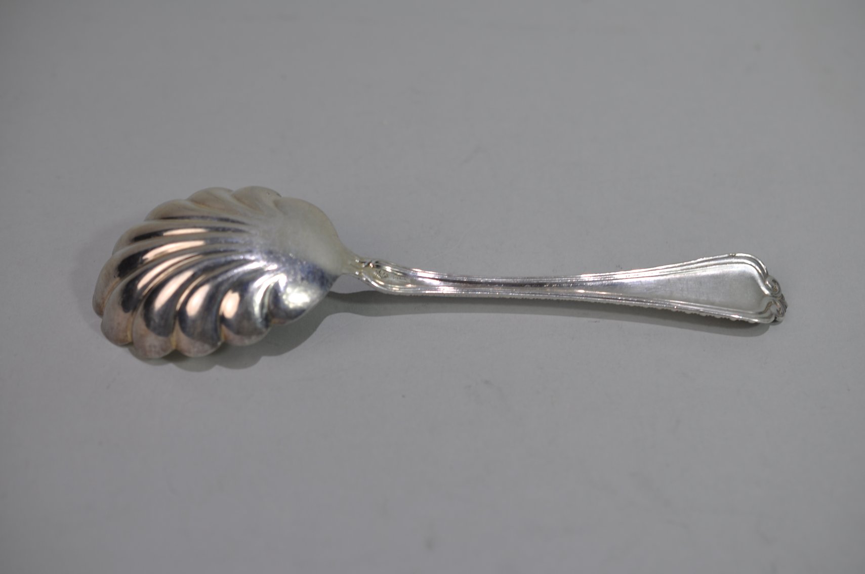 Alvin Sterling Silver Serving Fork and Spoon