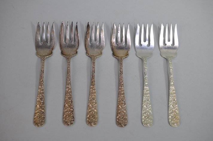 Stieff Sterling Silver Salad Forks