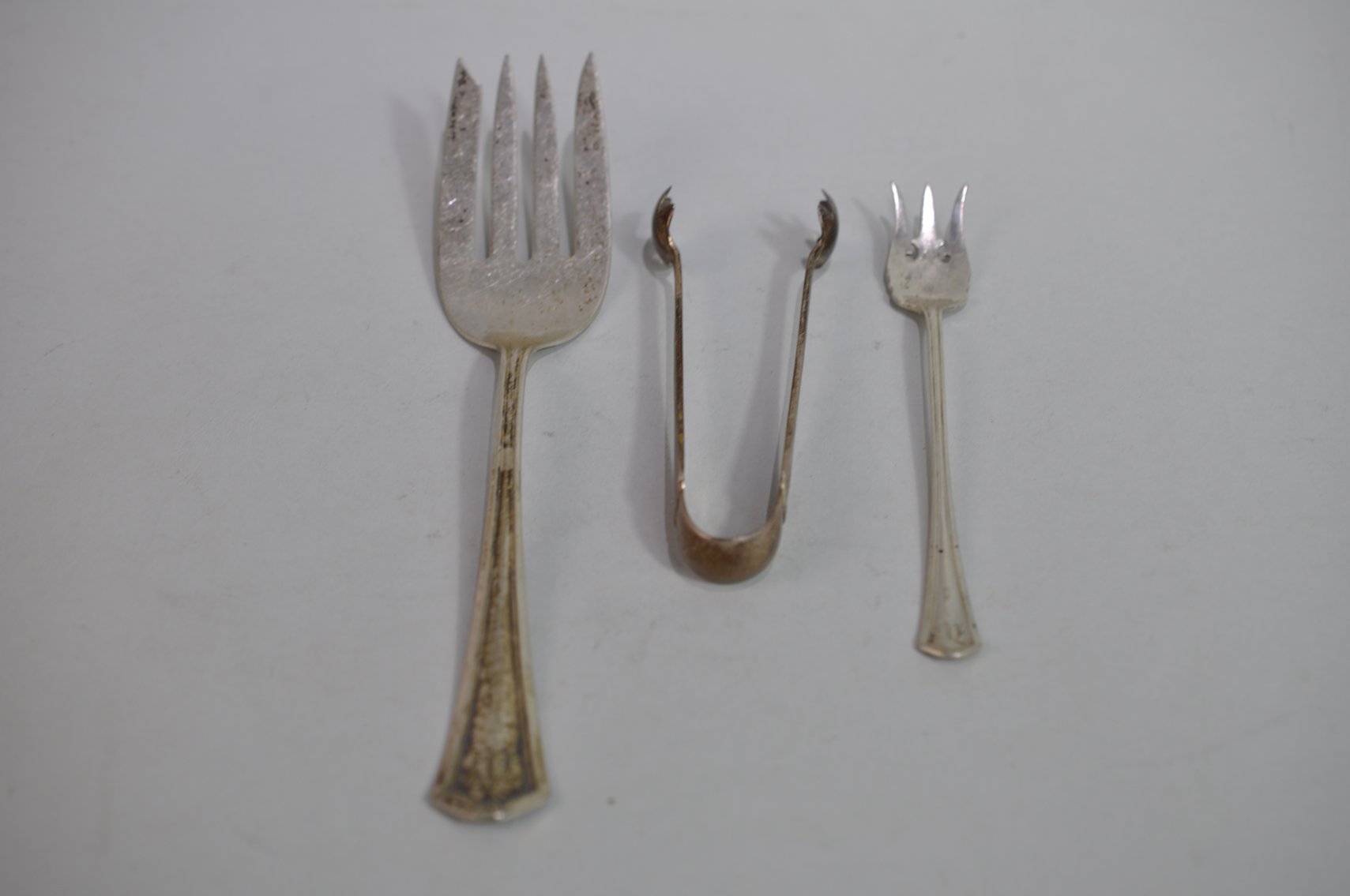 CW Sterling Forks and Tong Collection