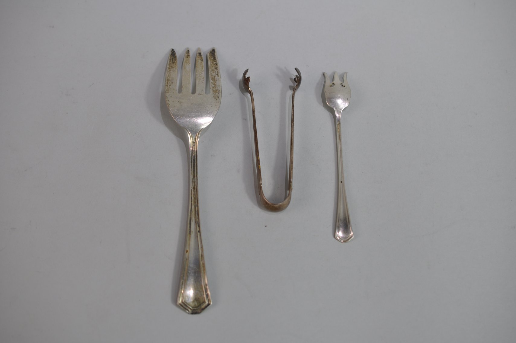 CW Sterling Forks and Tong Collection