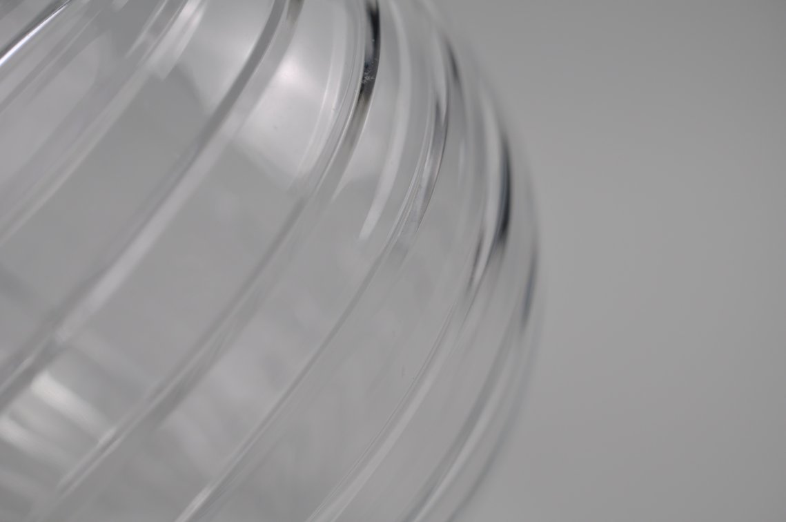 Baccarat/Tiffany Crystal Cyclades Swirl Vase