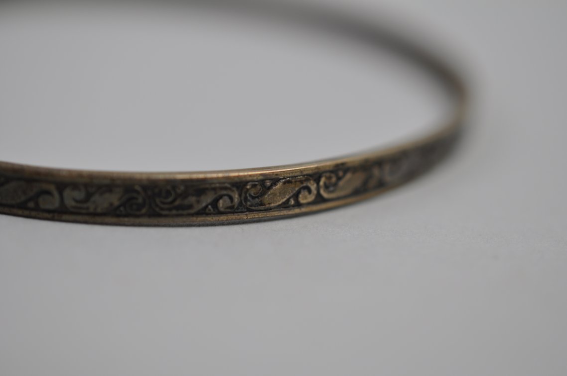 Sterling Cross Necklace and Bangles