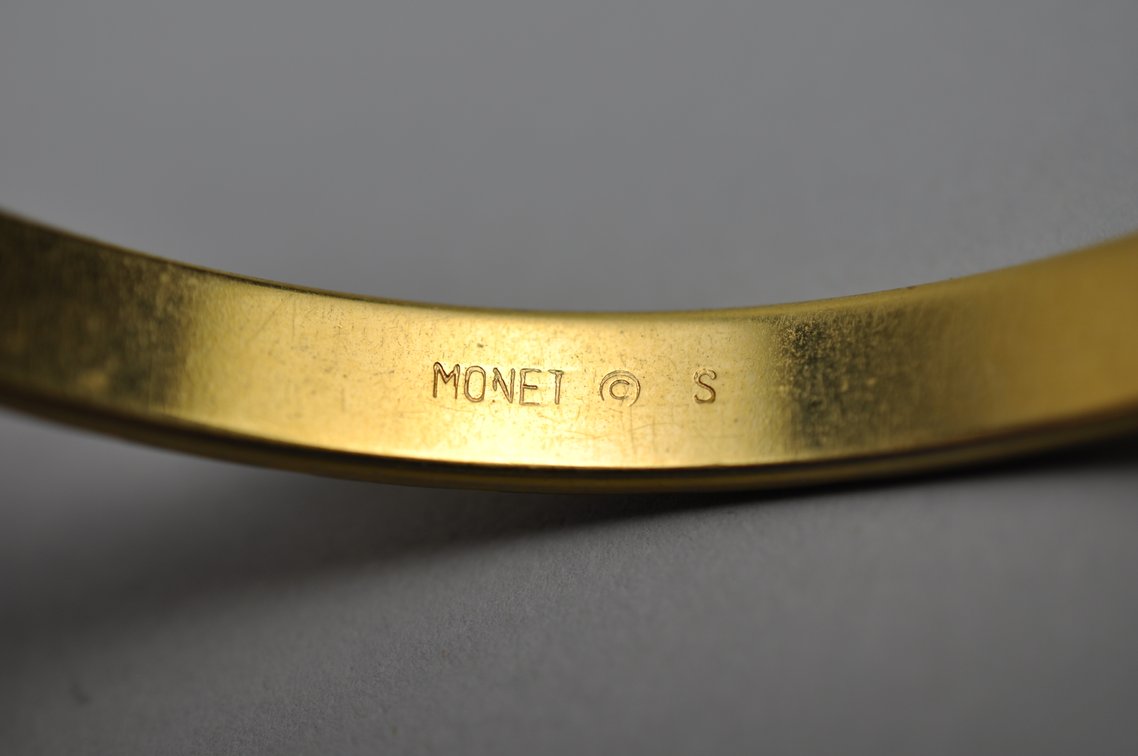 Collection of Bangles and Monet Pin