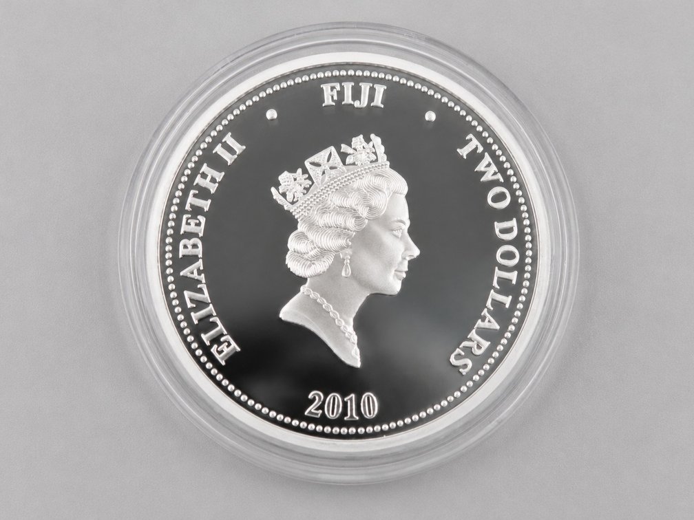 .999 Silver Gold Gilded Fiji Taku Coin