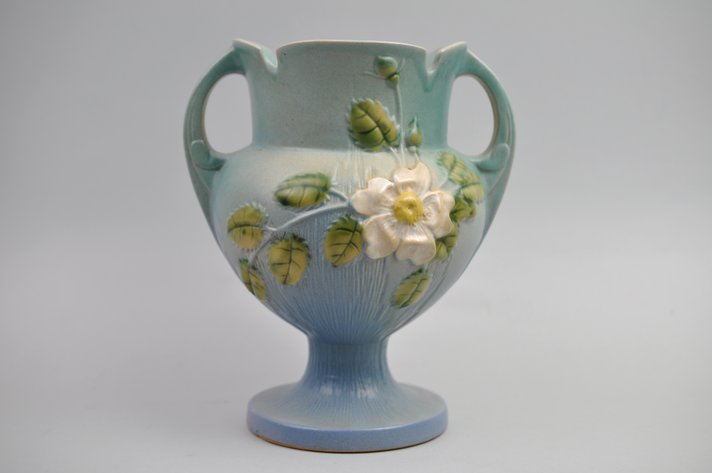 Roseville Floral Vase