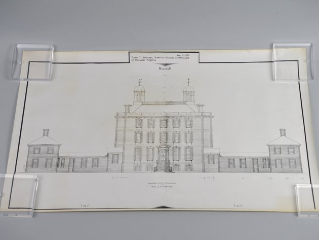 Virginia's Roswell Plantation Blueprints and Photos