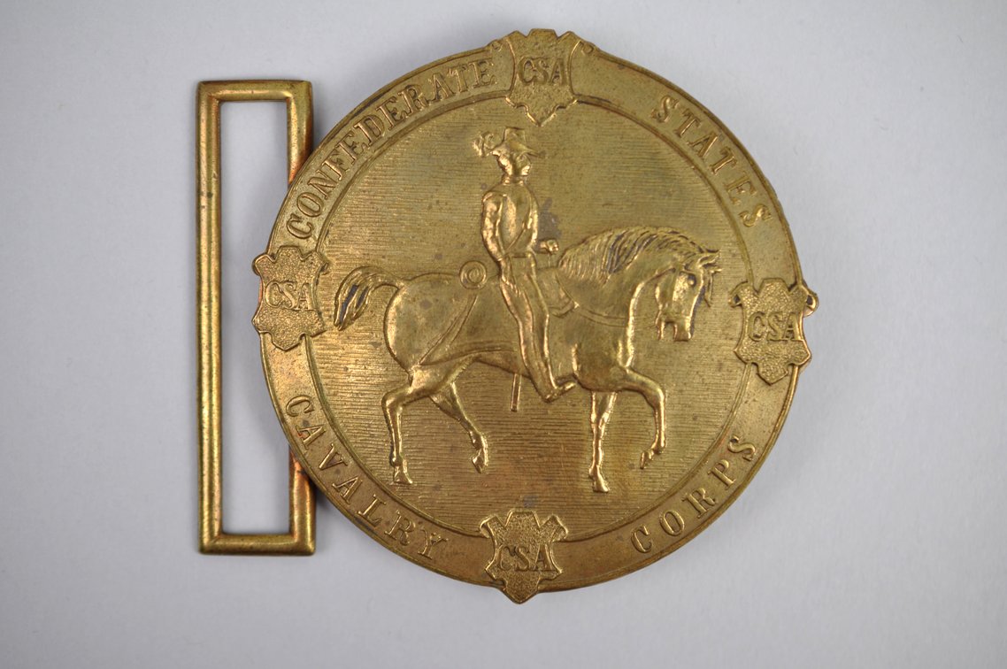 Tiffany Brass Confederate Cavalry Belt Buckle