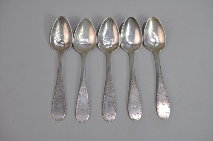 Silver Coin Teaspoons
