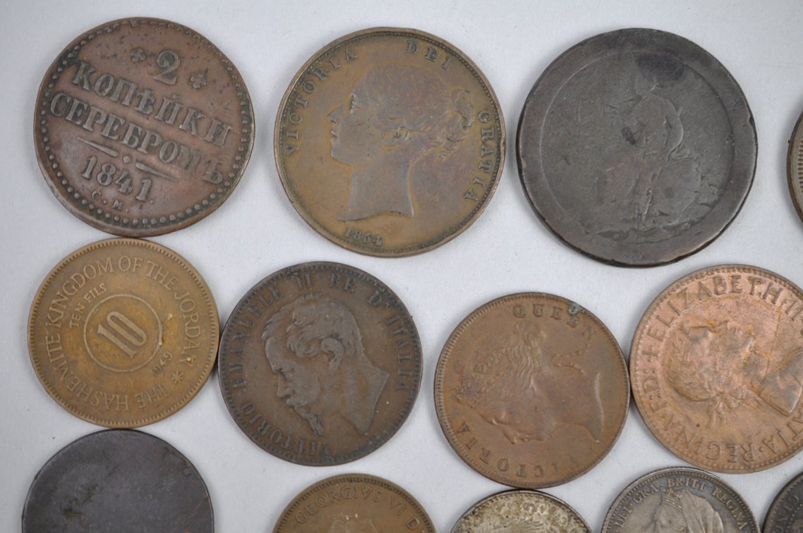 Collection of World Coins 1800s-Present