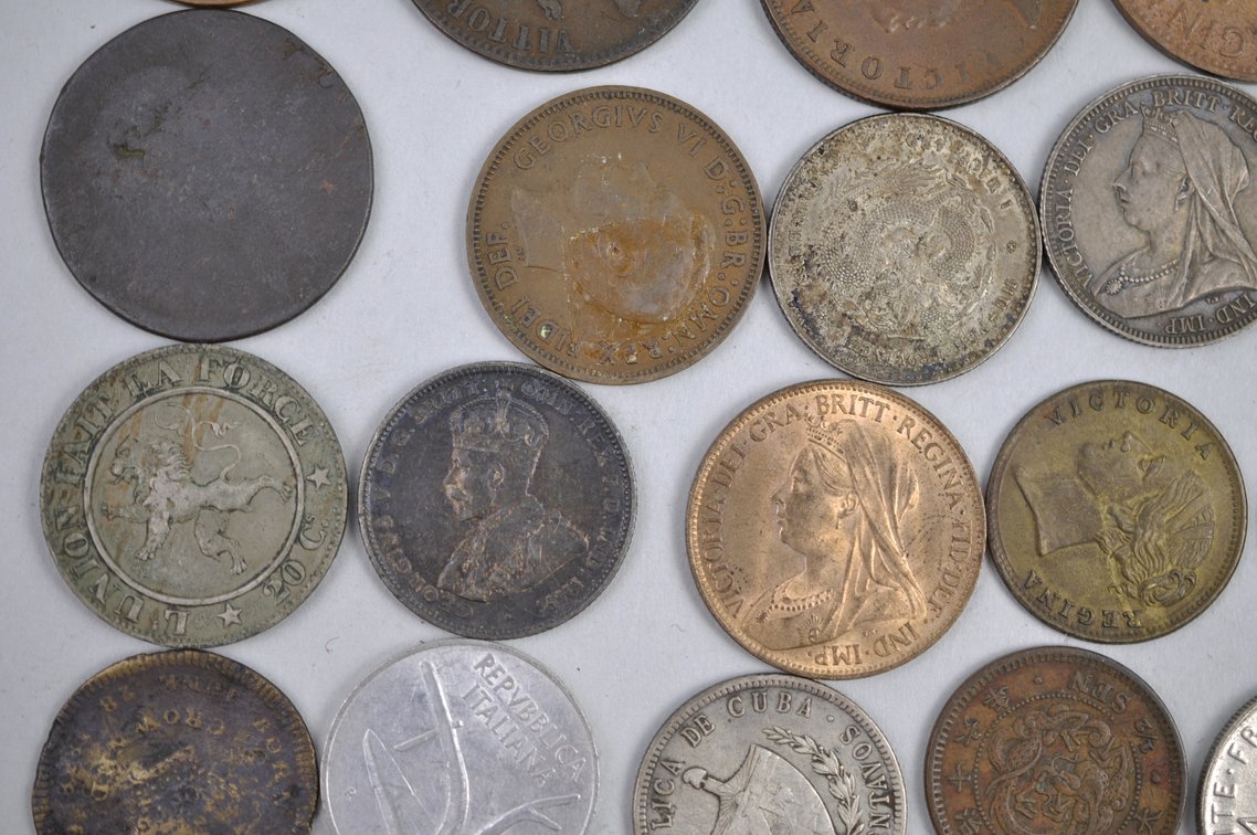 Collection of World Coins 1800s-Present