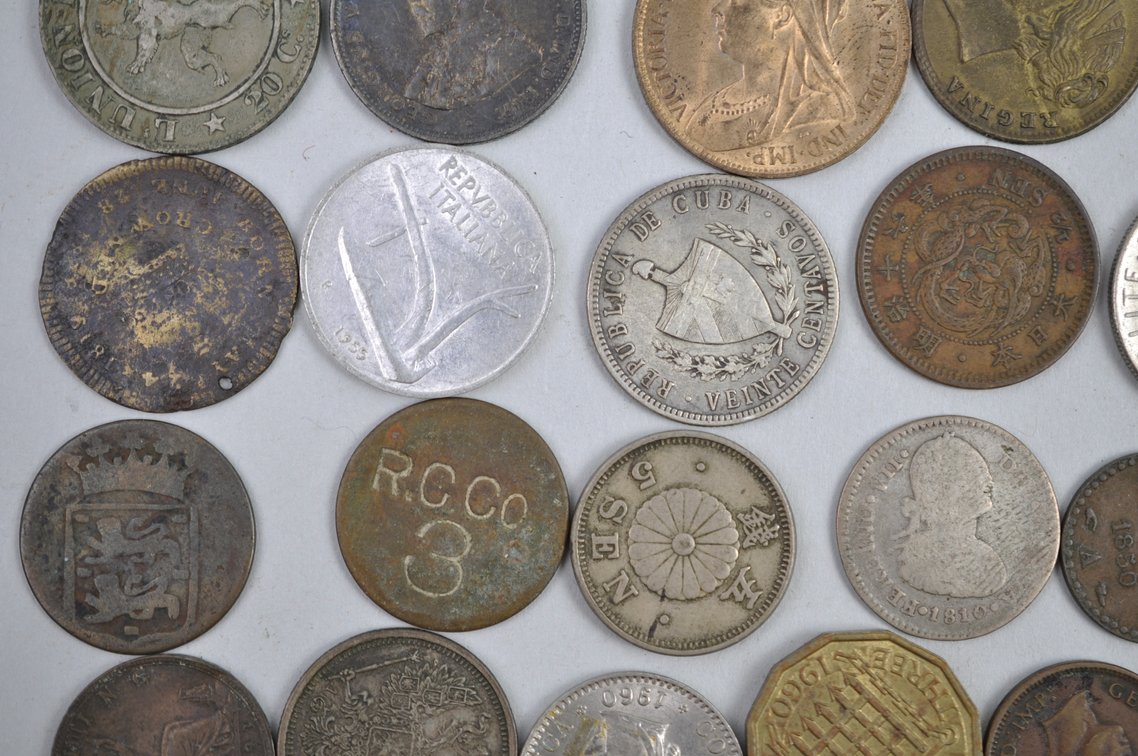 Collection of World Coins 1800s-Present