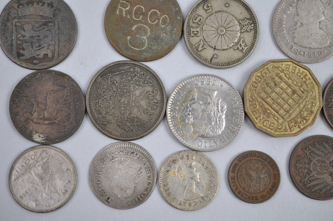 Collection of World Coins 1800s-Present