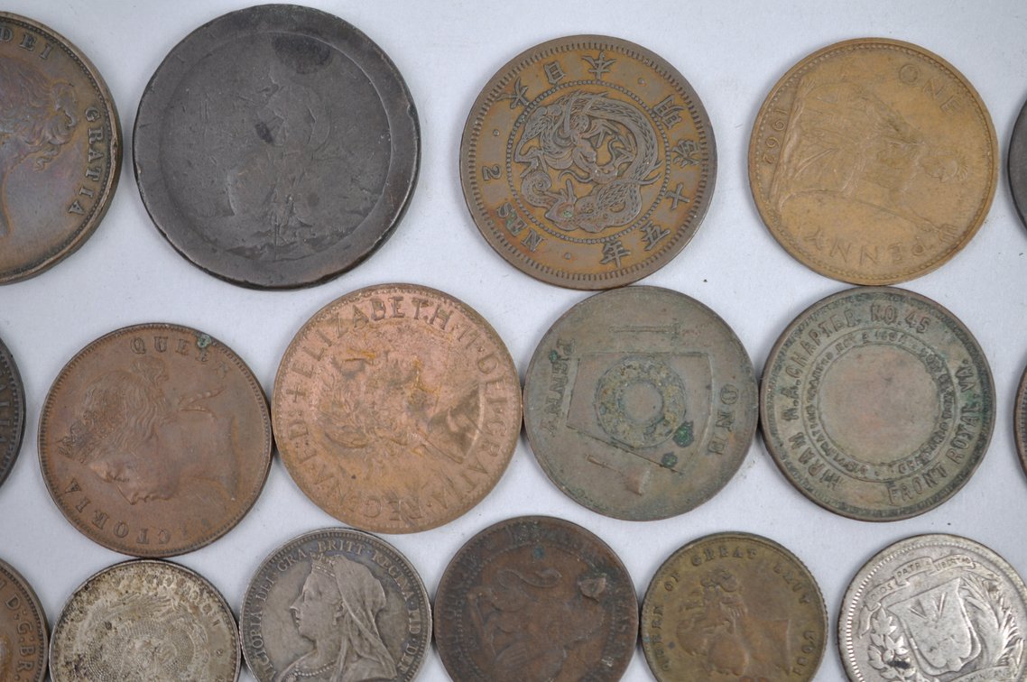 Collection of World Coins 1800s-Present
